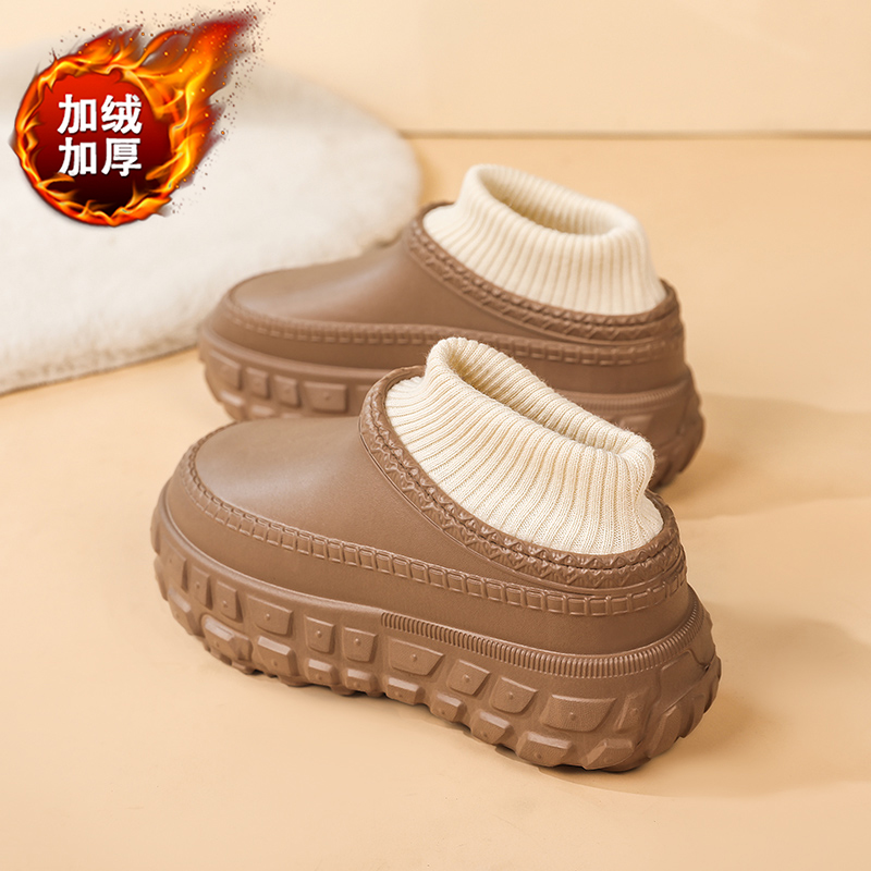 Outdoor Lighting Round - Multi-Scene Slip on Winter Boots Anti-Slip