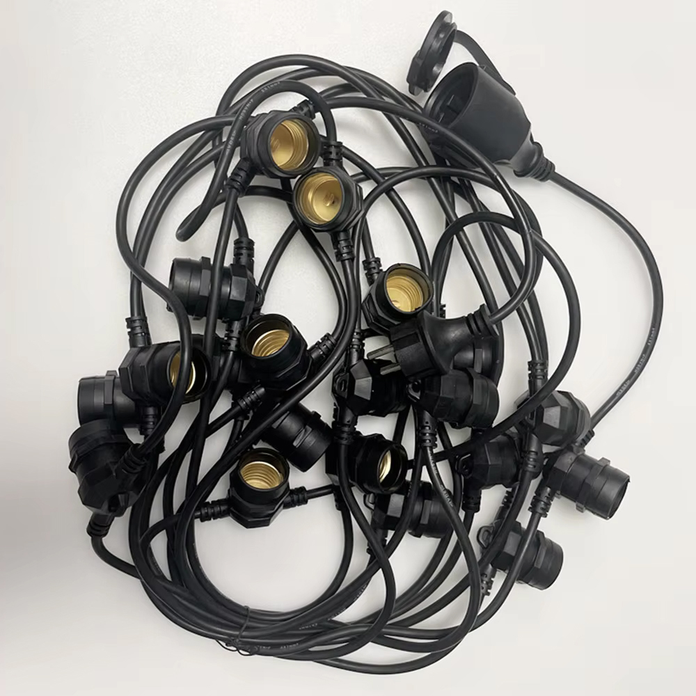 Outdoor Lighting For Backyard - 10M Cable LED String Commercial Grade