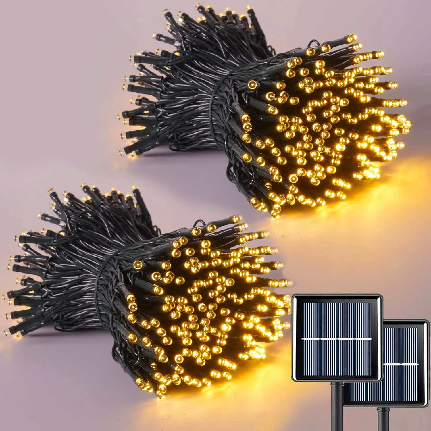 Outdoor Lighting For Gazebo - LED Solar Light String 8 Functions