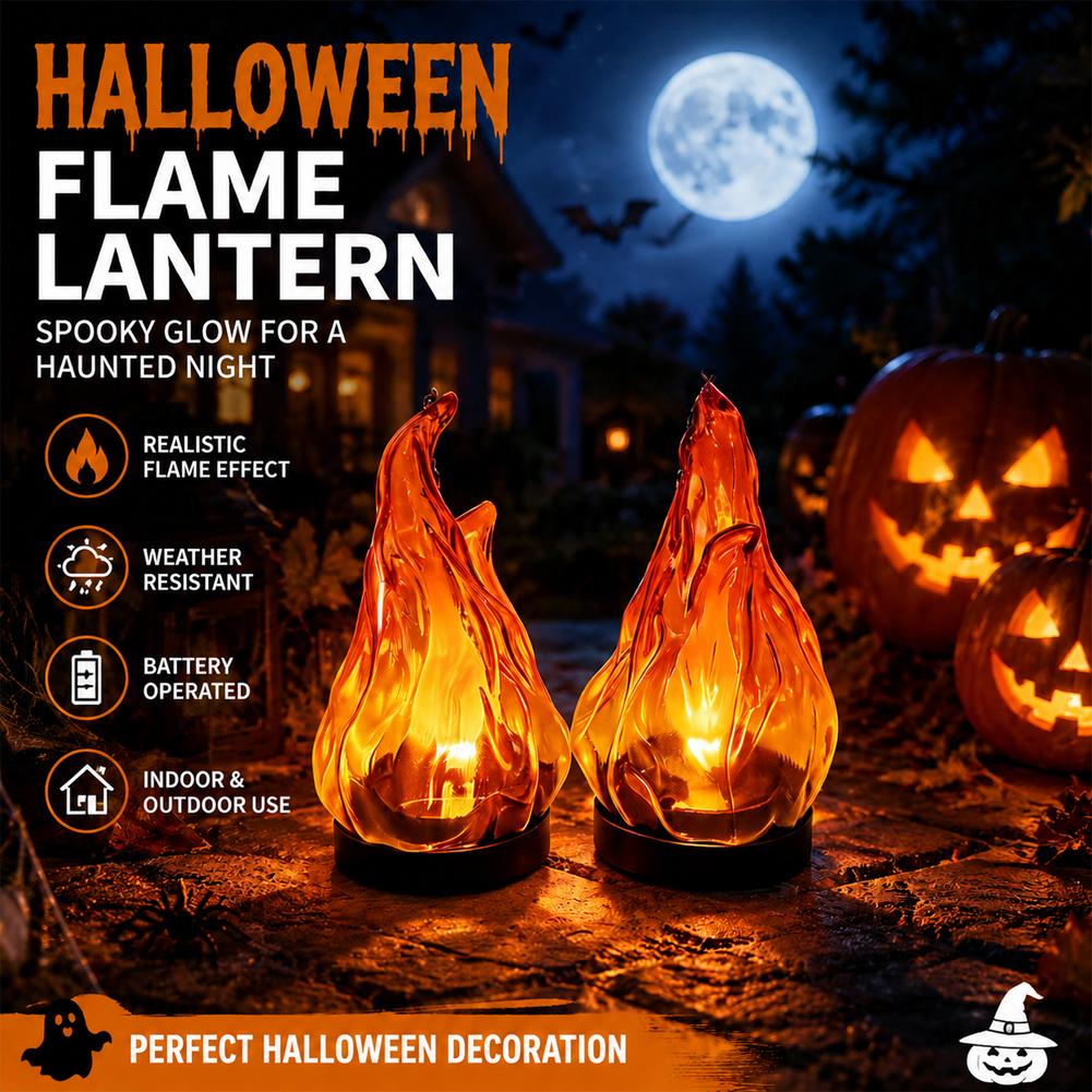 Outdoor Lighting Ip65 - Solar Flame Hanging Lantern Light IP65