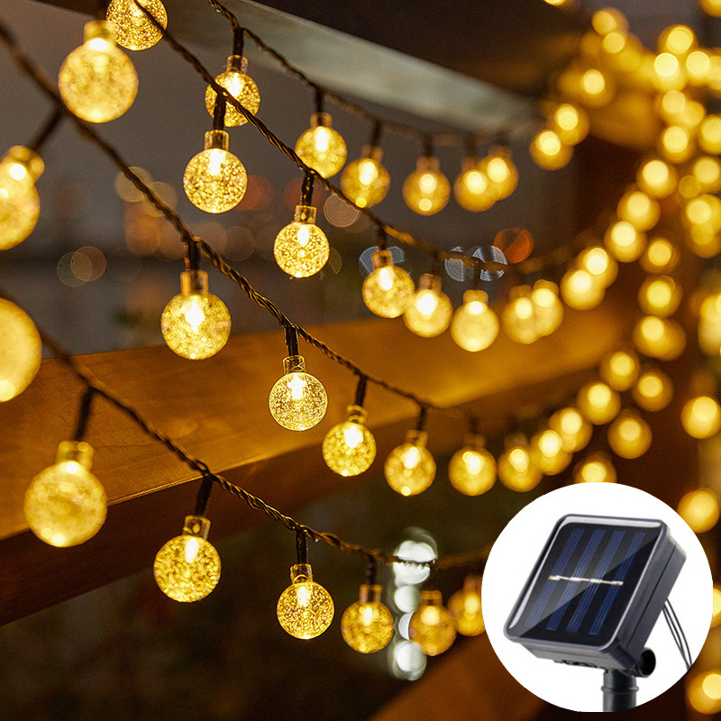 Outdoor Lighting For Gazebo - 20/50/100 LED Solar Power Crystal Ball