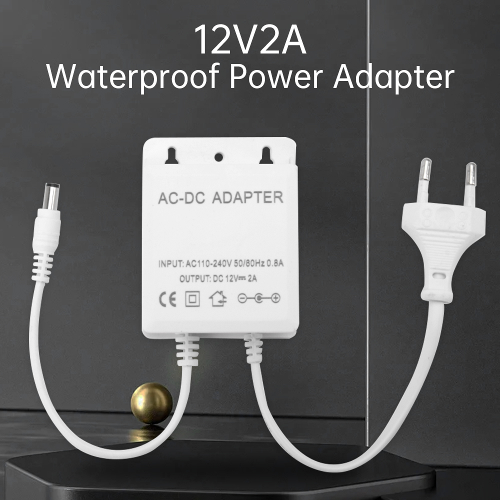 DC12V 2A EU Plug Adapter Secur - Outdoor Lighting Socket 评论和价格