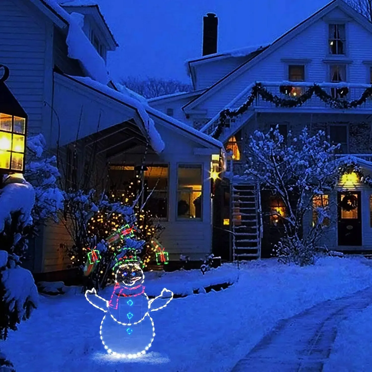 Animated Snowball Light LED Gl - Outdoor Lighting For Backyard 评论和价格