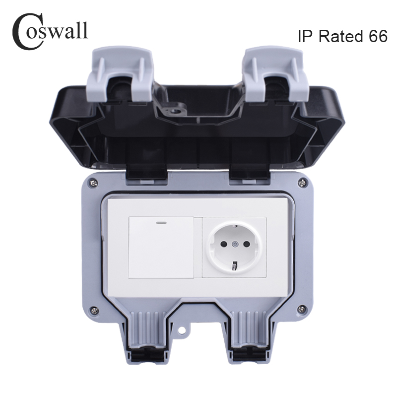 Coswall IP66 Weatherproof Wate - Outdoor Lighting Socket 评论和价格