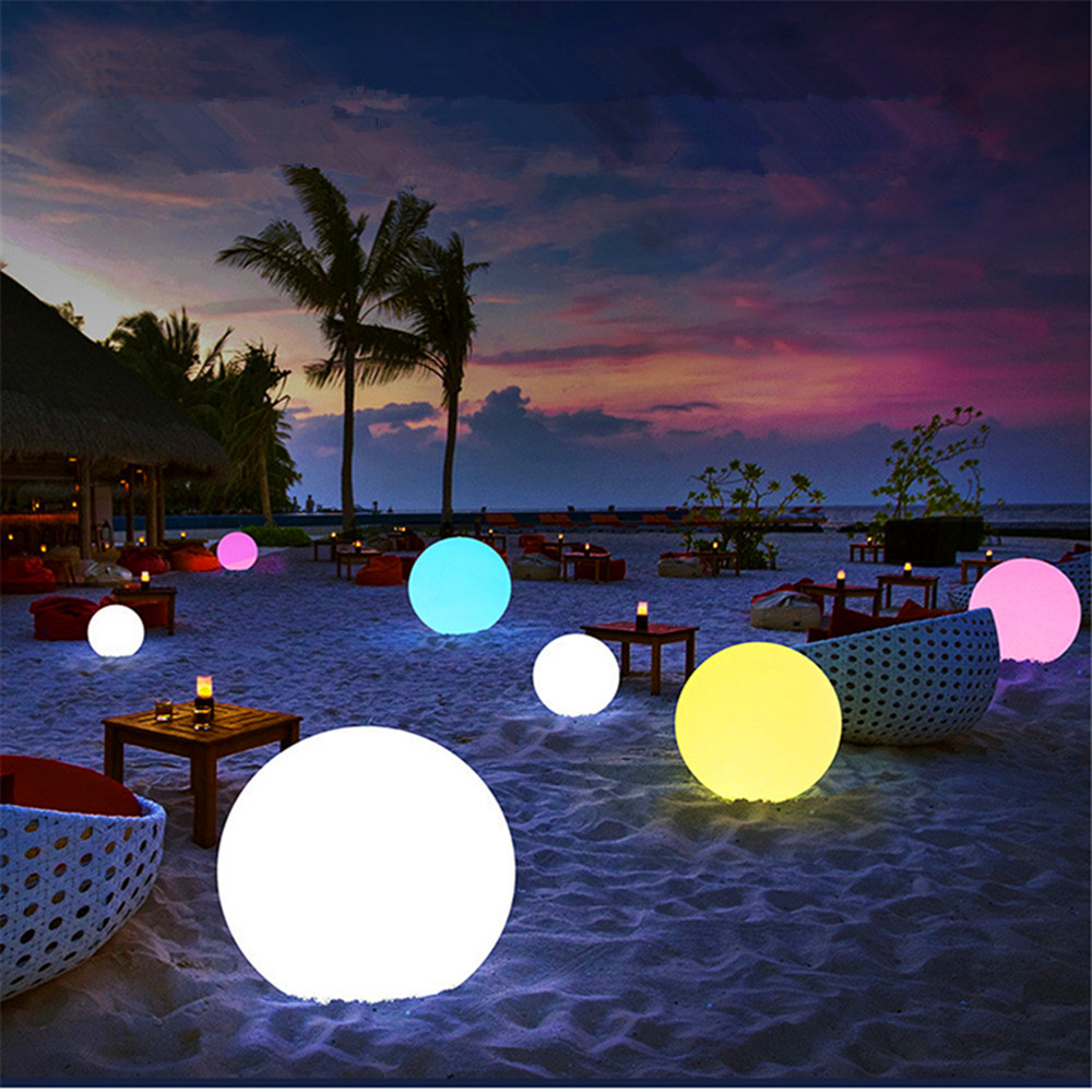 Rechargeable LED Glowing Ball  - Outdoor Lighting For Backyard 评论和价格