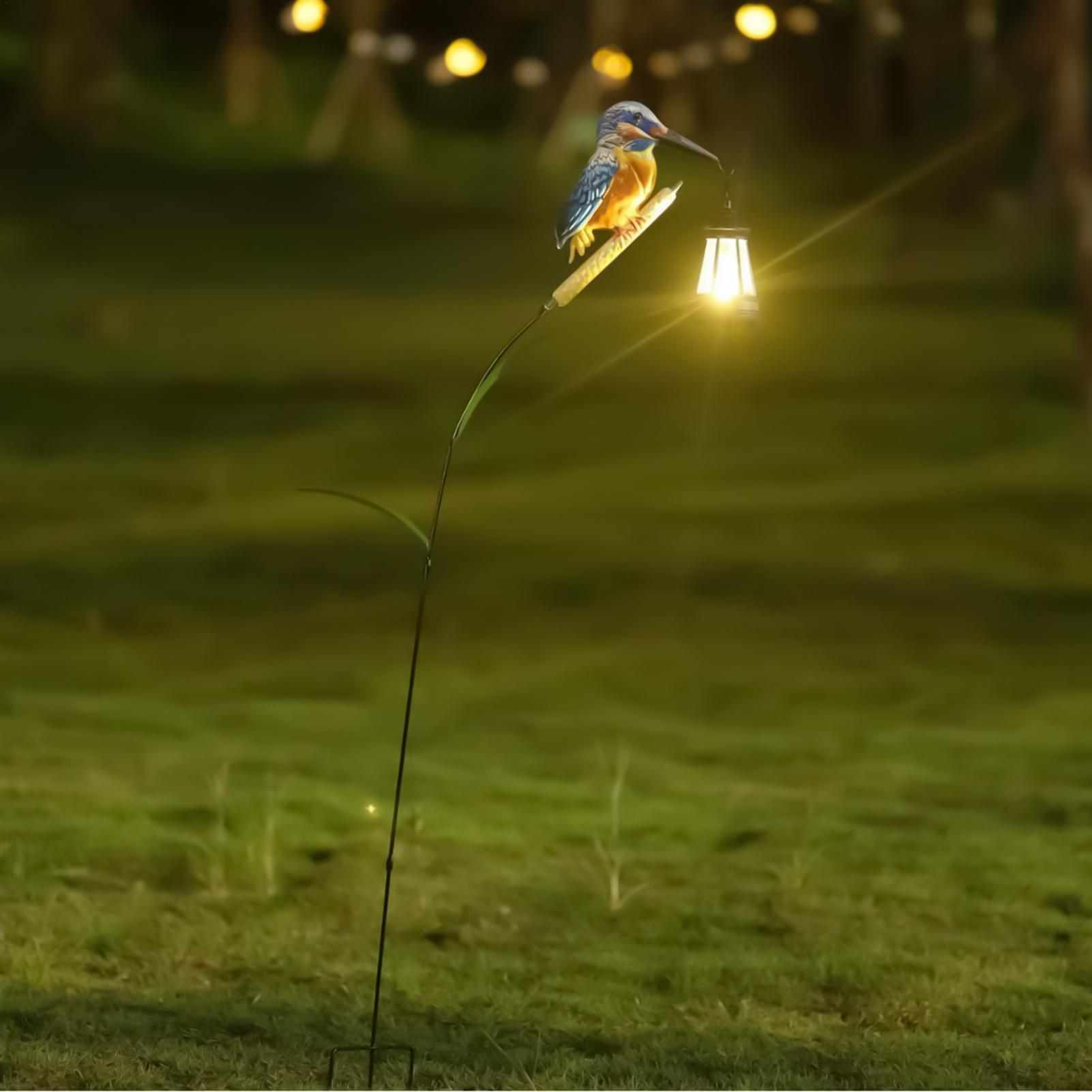 Solar Powered Kingfisher Light - Outdoor Lighting For Backyard 评论和价格
