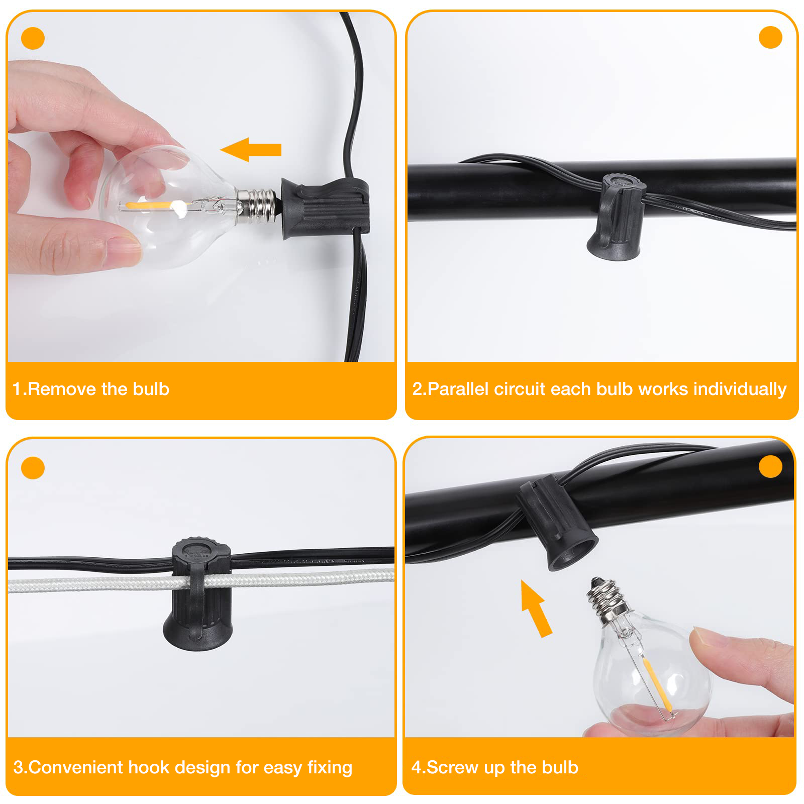 Sphoon Vintage G40 LED String  - Outdoor Lighting Socket 评论和价格