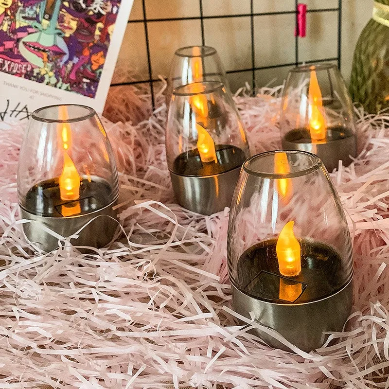 Solar Powered Flameless Candle - Outdoor Lighting For Gazebo 评论和价格