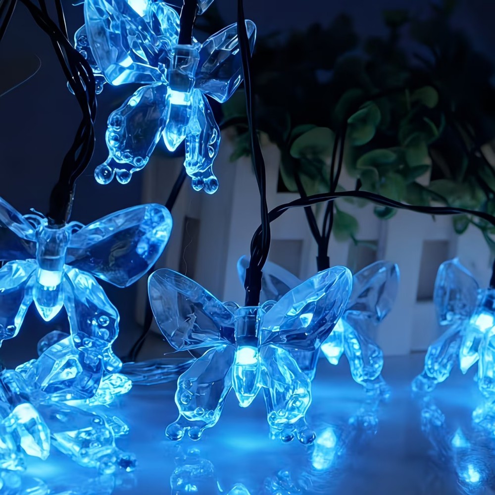 Crystal Butterfly Outdoor Fair - Solar Fairy String 评论和价格