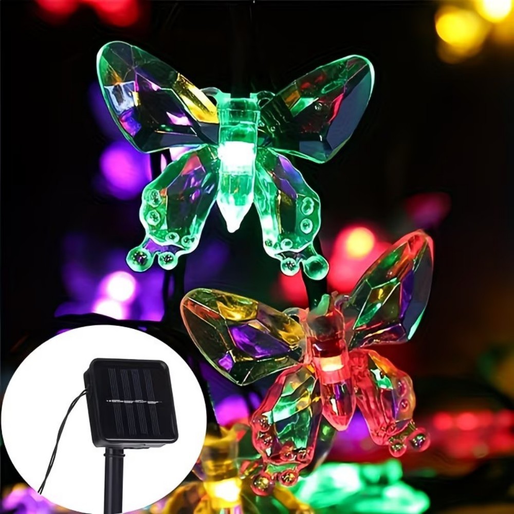 Crystal Butterfly Outdoor Fair - Solar Fairy String 评论和价格