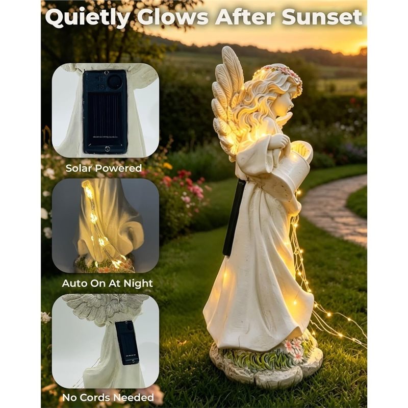 ABGE-Outdoor Garden Angel Sola - Outdoor Lighting Accent 评论和价格