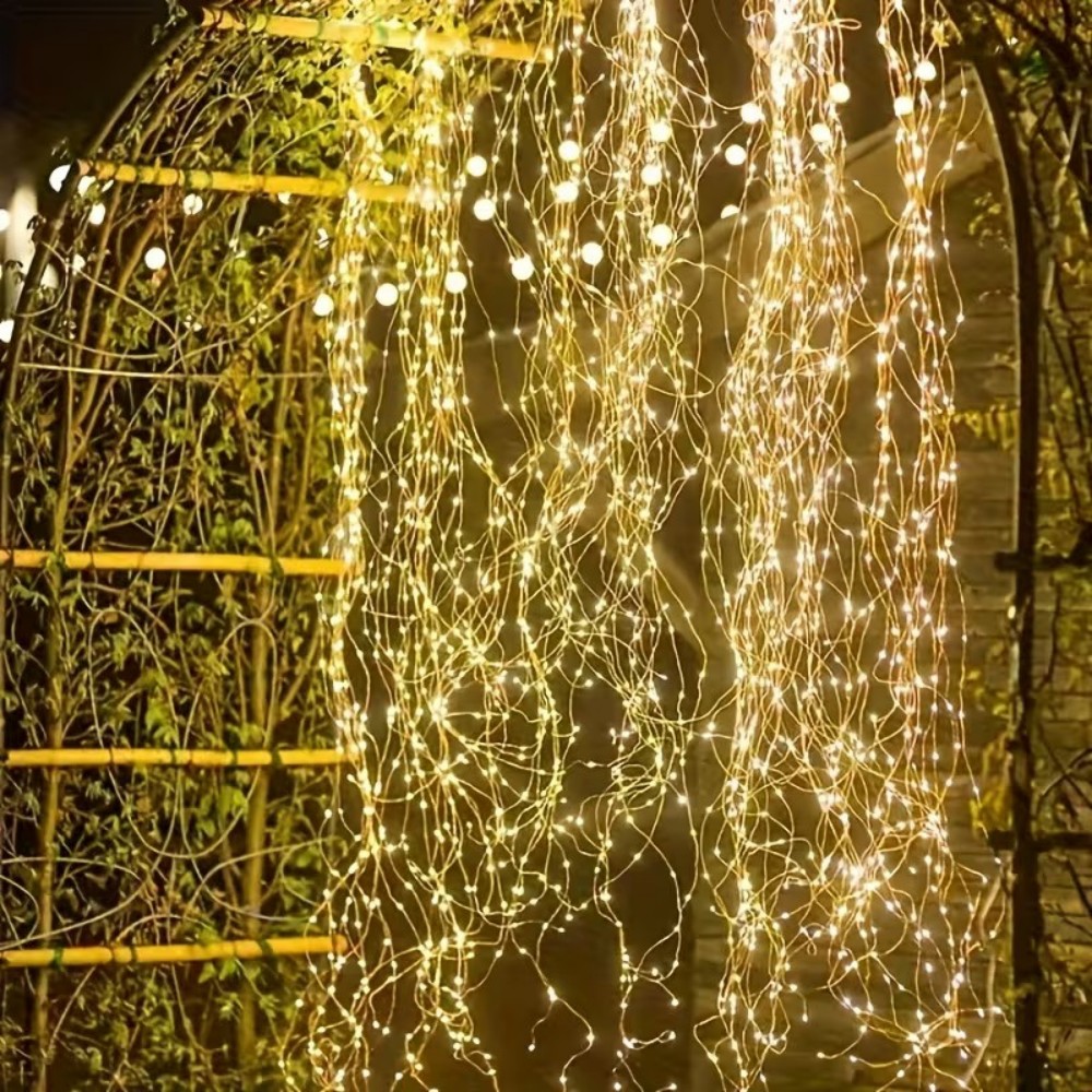 3M600LED Solar Powered Willow  - Solar Fairy String 评论和价格