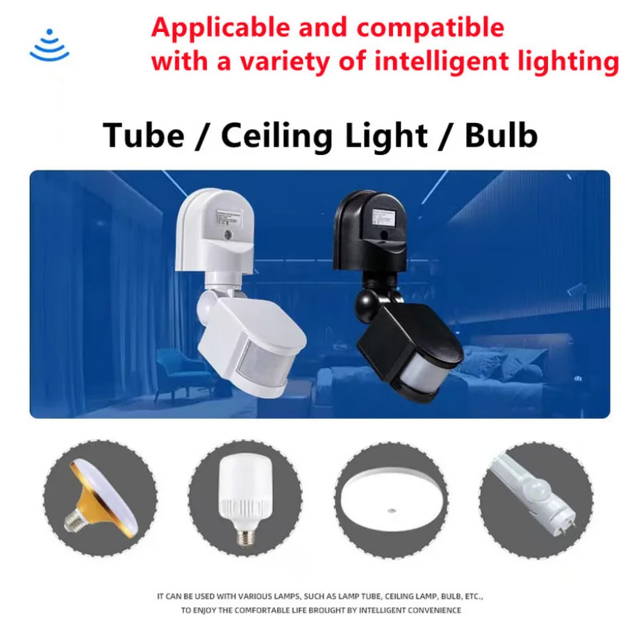 LED Light Motion Sensor 85-265 - Outdoor Lighting Timer Switch 评论和价格