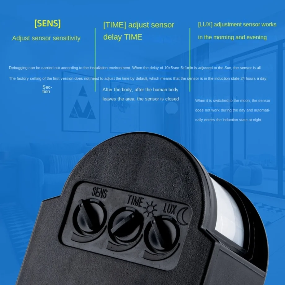 LED Light Motion Sensor 85-265 - Outdoor Lighting Timer Switch 评论和价格
