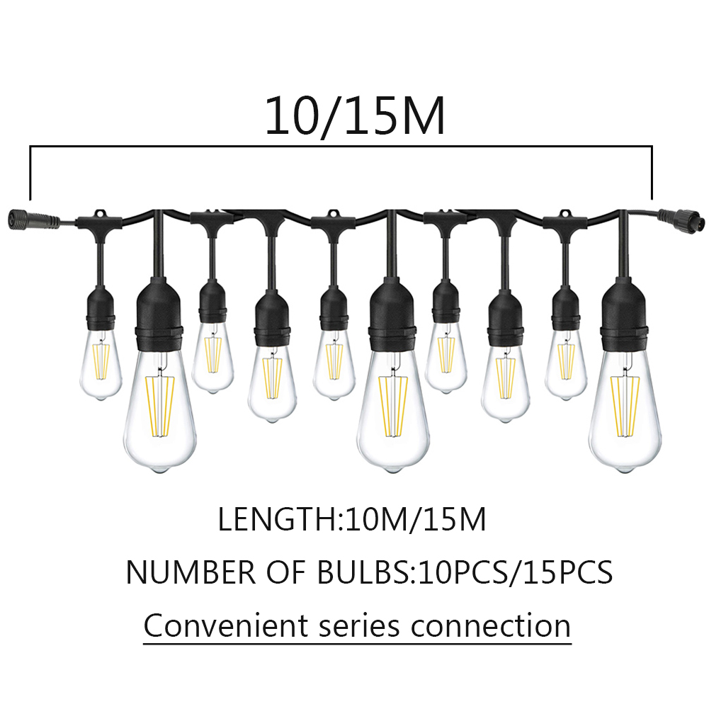 10m 15m Heavy Led String Light - Outdoor Lighting Socket 评论和价格