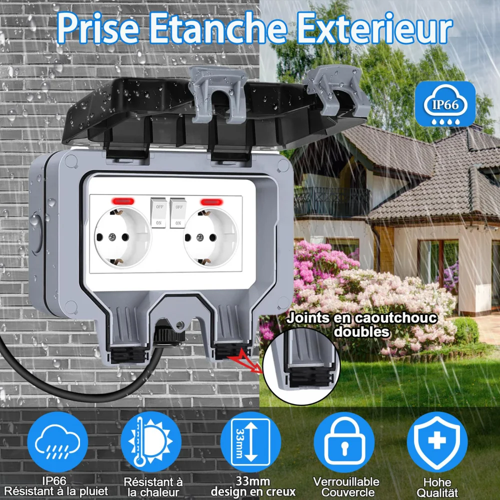 European-Style Outdoor Socket  - Outdoor Lighting Socket 评论和价格