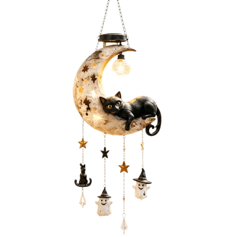 L43A Solar Halloween Black Cat - Outdoor Lighting Accent 评论和价格