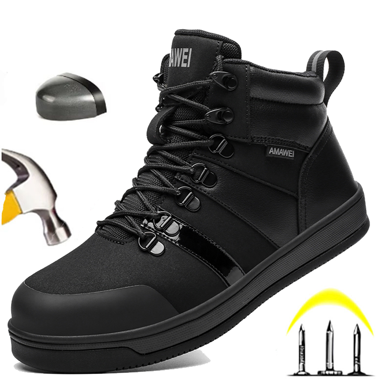 MenSteel Toe Safety Work Boots - Outdoor Lighting Round 评论和价格