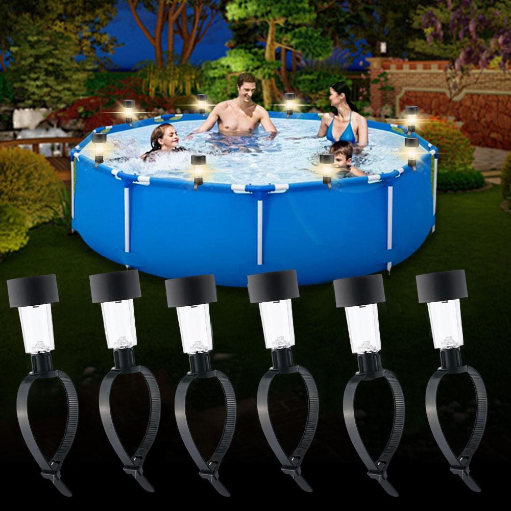 Solar Powered LED Pool Lights  - Outdoor Lighting Ground 评论和价格