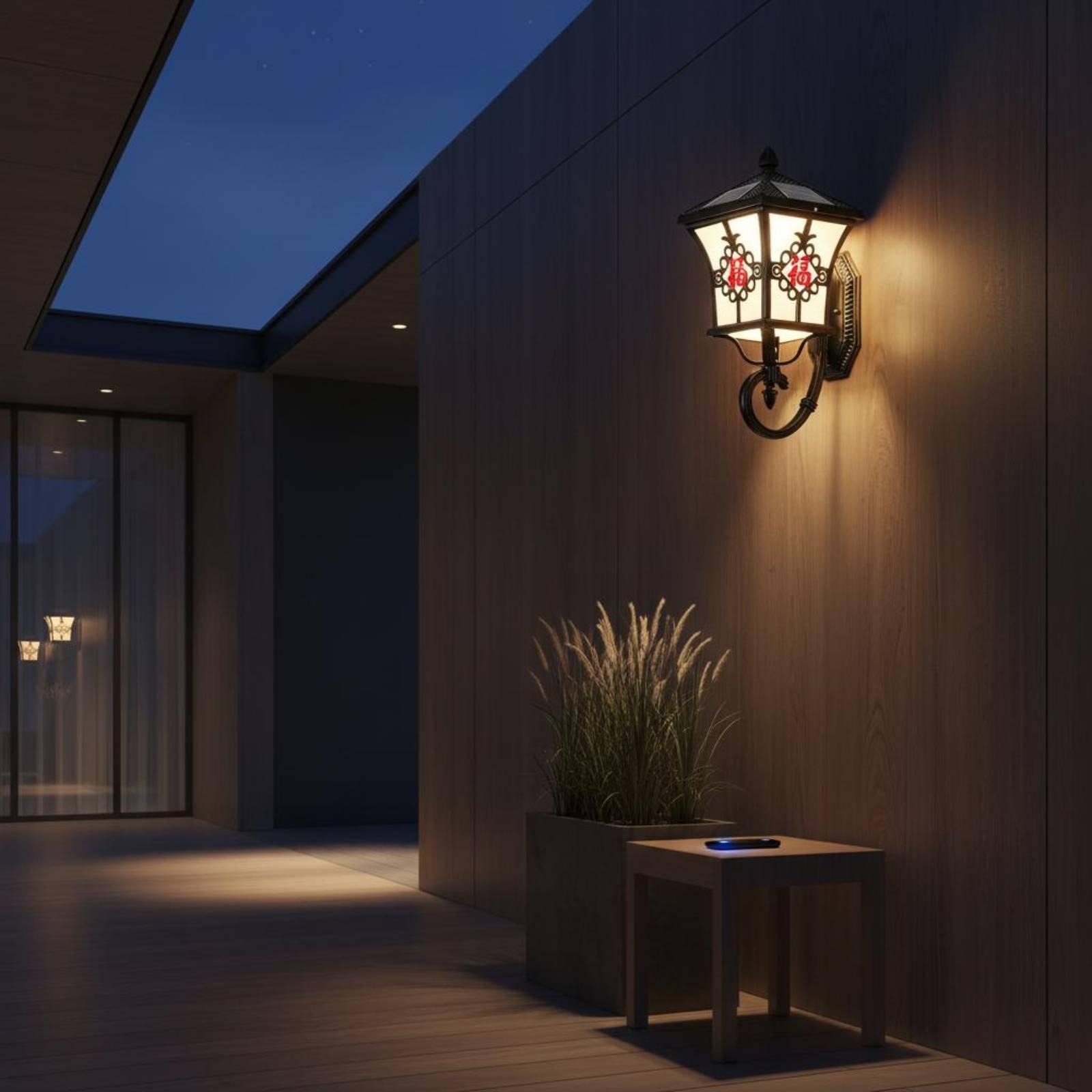 Solar Led Outdoor Wall Lamp El - Wall Lighting Outdoor 评论和价格