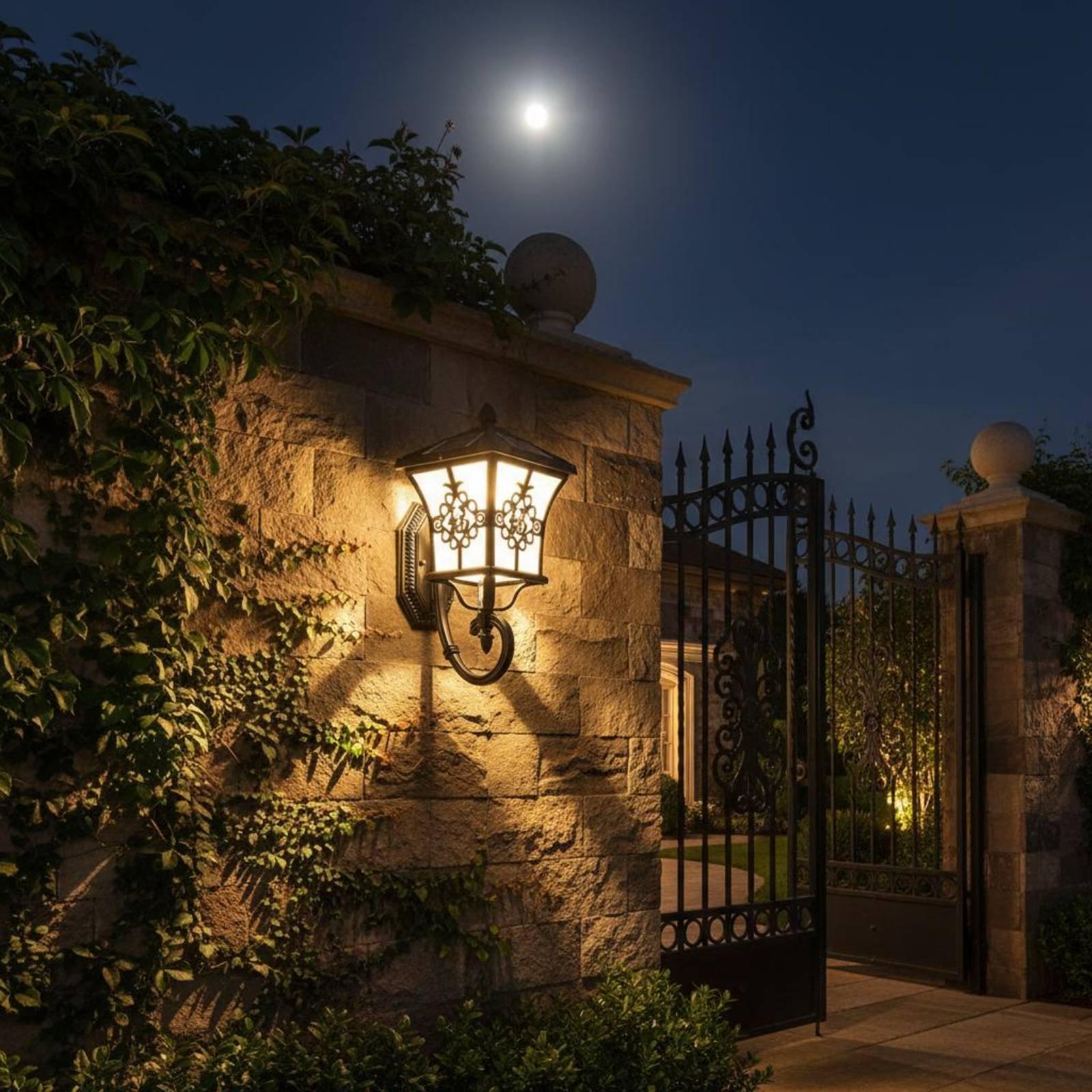 Solar Led Outdoor Wall Lamp El - Wall Lighting Outdoor 评论和价格