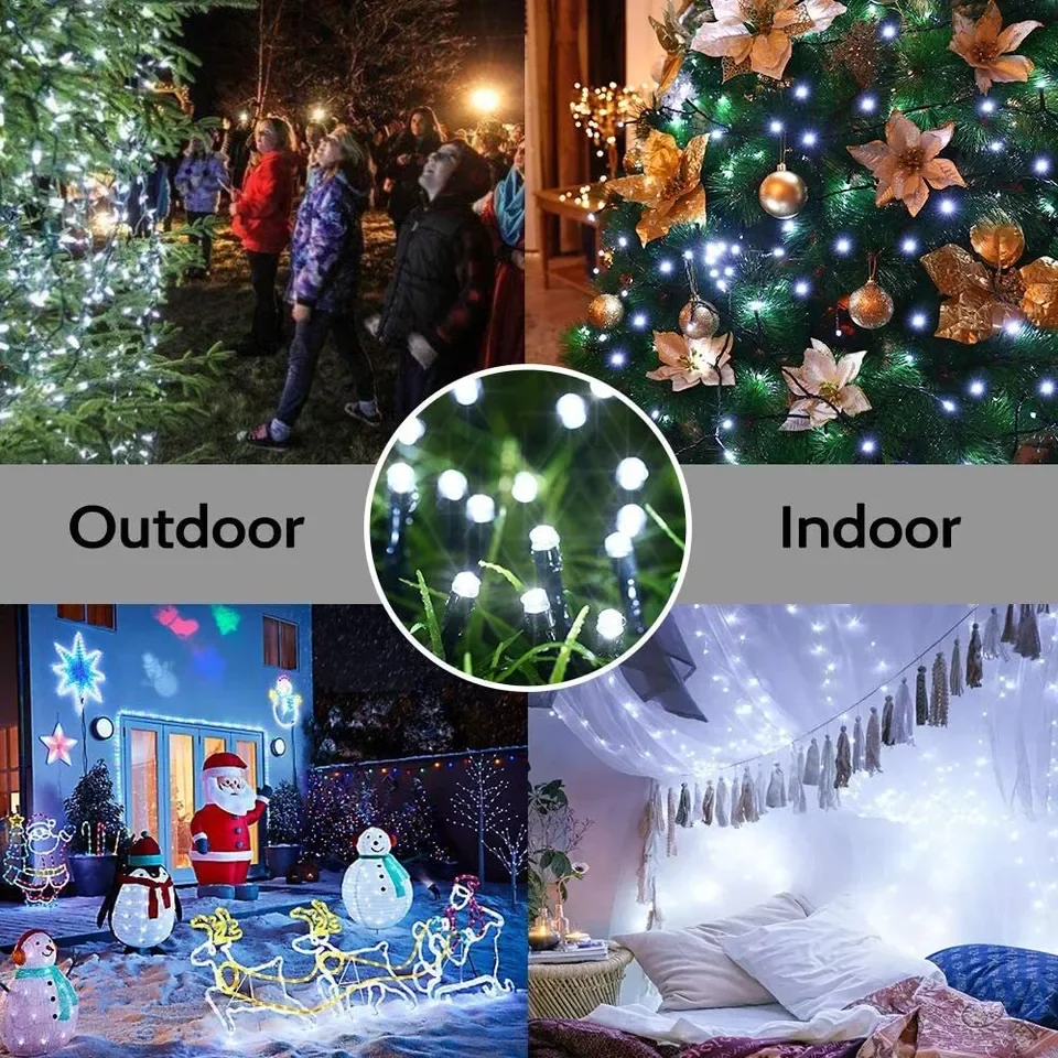 LED Solar Light String 8 Funct - Outdoor Lighting For Gazebo 评论和价格