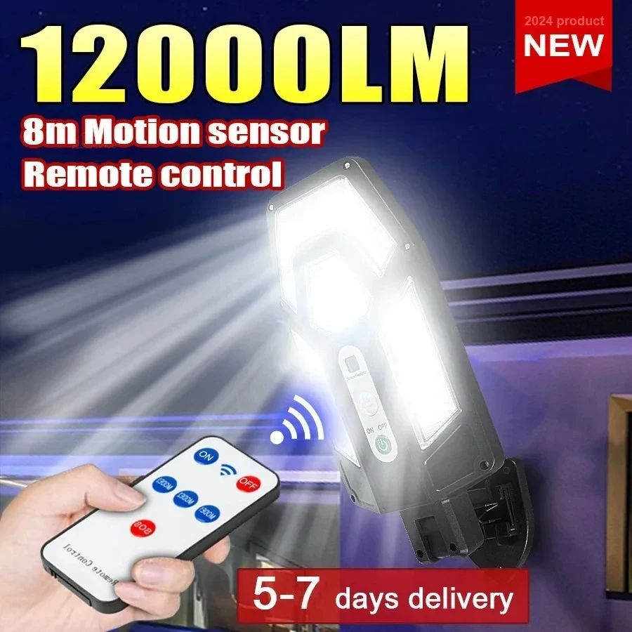 12000LM Powerful Solar Wall La - Outdoor Lighting For Backyard 评论和价格