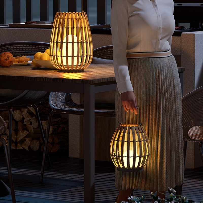 Luxury Solar Rattan  Waterproo - Outdoor Lighting Accent 评论和价格