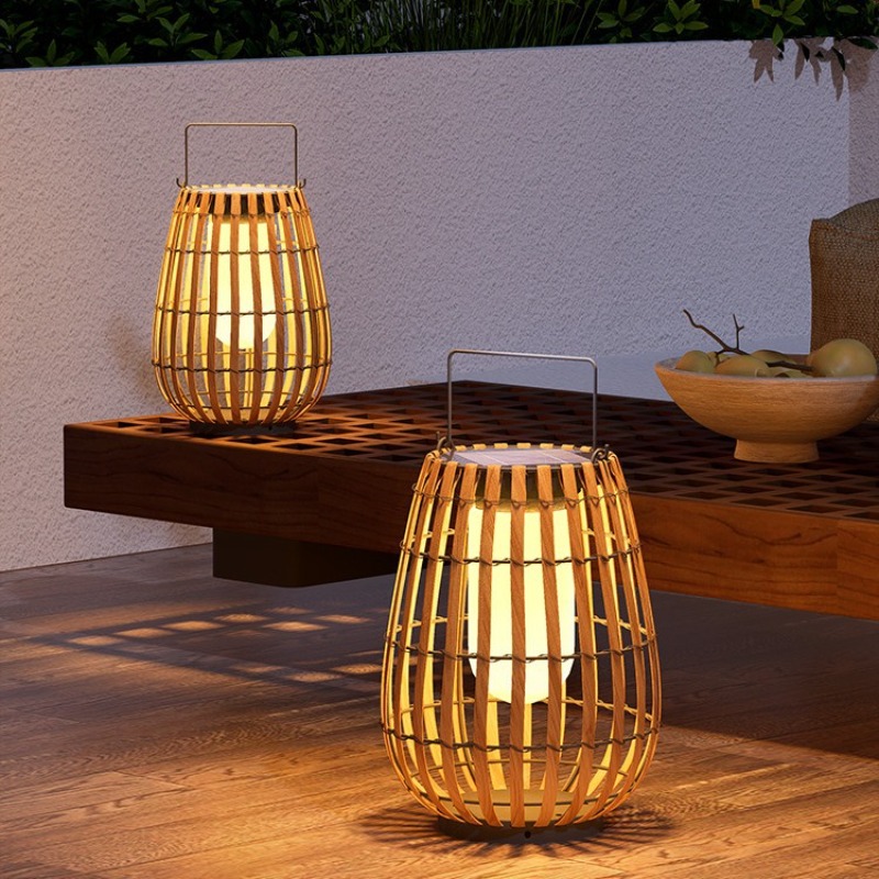 Luxury Solar Rattan  Waterproo - Outdoor Lighting Accent 评论和价格