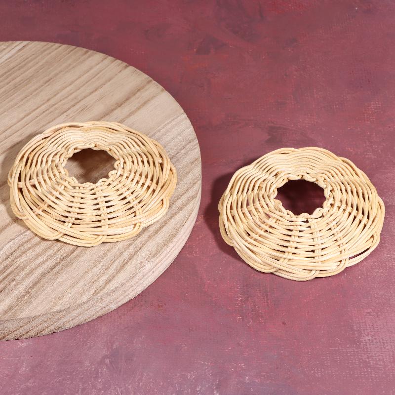 NEW 2Pcs Handwoven Rattan Lamp - Outdoor Lighting Chandelier 评论和价格