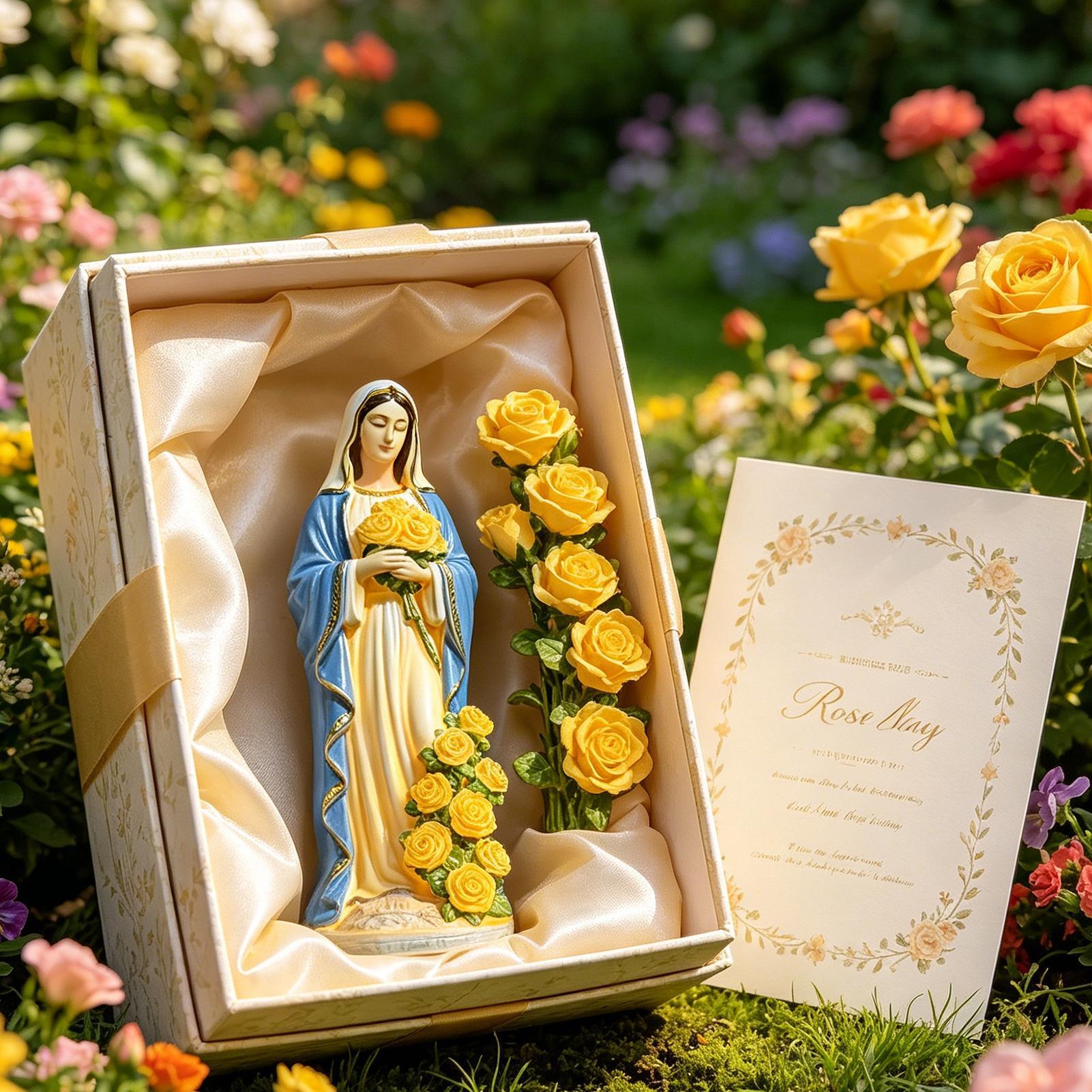 Virgin Mary Garden Light Garde - Outdoor Lighting For Backyard 评论和价格