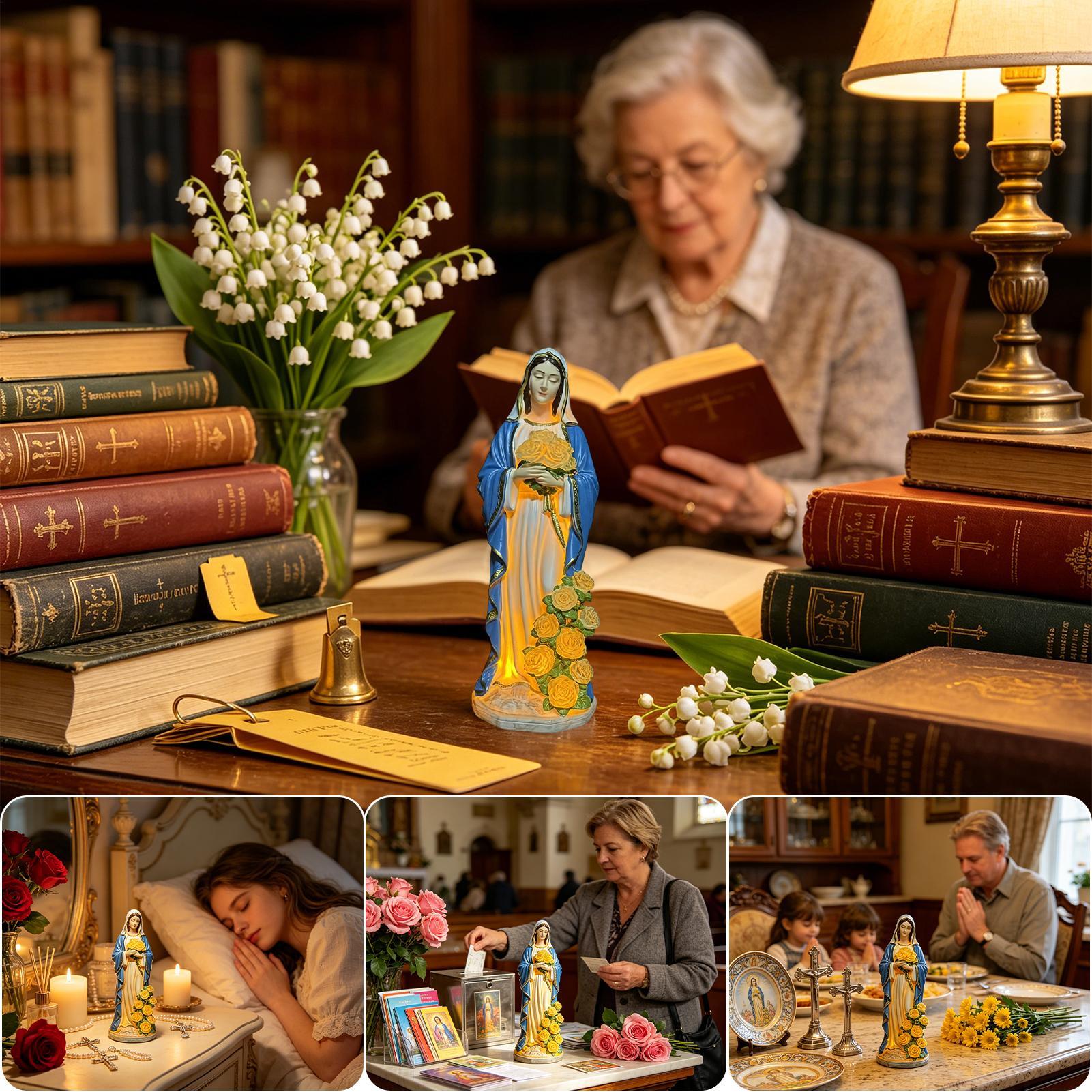 Virgin Mary Garden Light Garde - Outdoor Lighting For Backyard 评论和价格