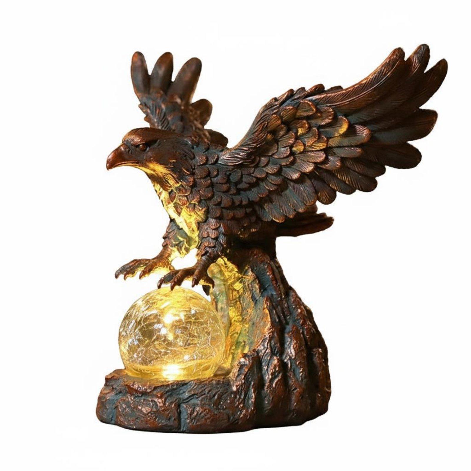Solar Eagle Statue Light Water - Outdoor Lighting Pathway 评论和价格