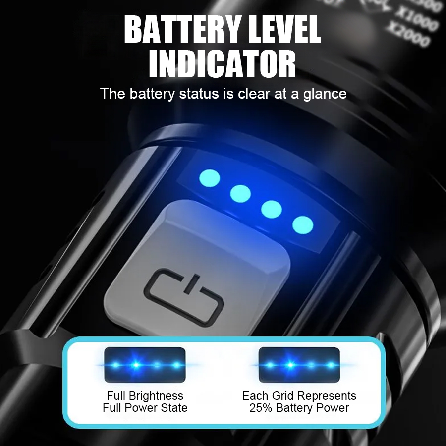 High Power P50 LED Flashlight  - Outdoor Lighting Landscape 评论和价格