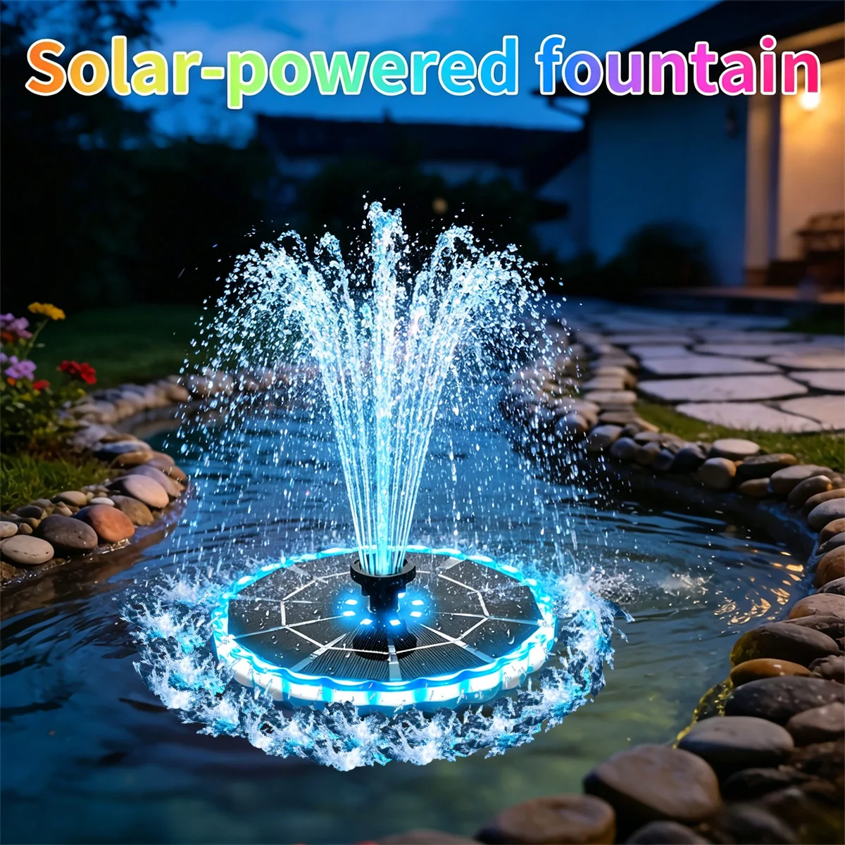 3.5W Outdoor Solar Fountain fo - Outdoor Lighting Ground 评论和价格