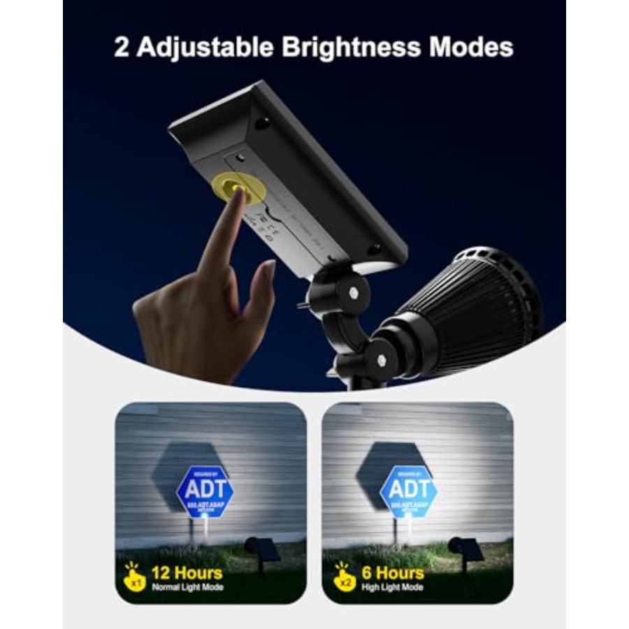 Solar Spotlights Outdoor Water - Outdoor Lighting Landscape 评论和价格