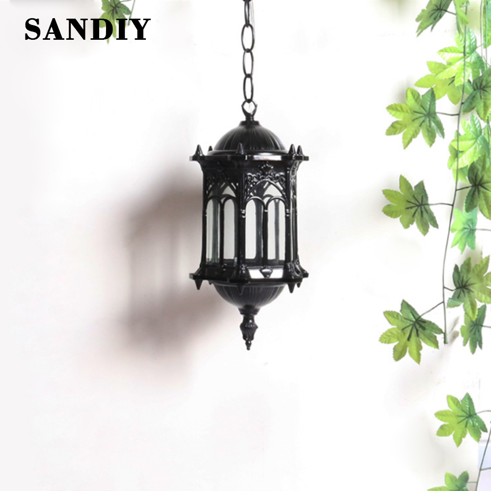 SANDIY Outdoor Pendant Lamp Re - Outdoor Lighting Chandelier 评论和价格