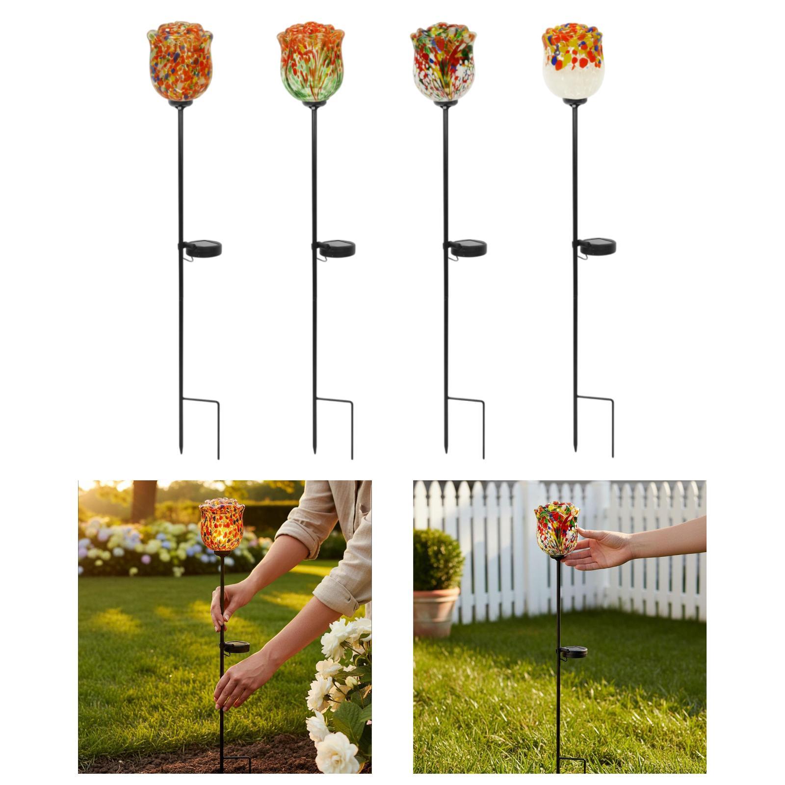 Outdoor Solar Rose Light Water - Outdoor Lighting Accent 评论和价格