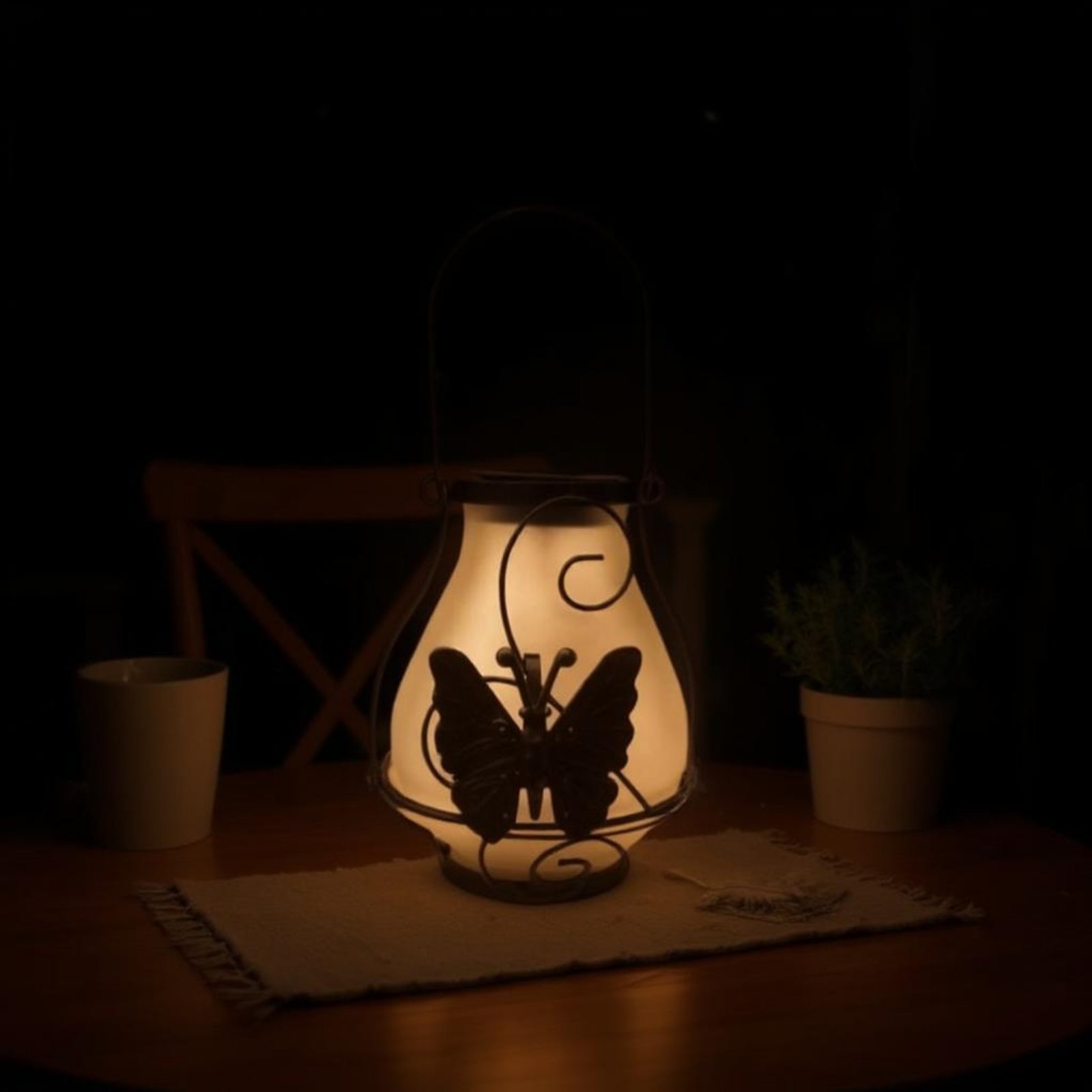Solar Butterfly Lantern Waterp - Wall Lighting Outdoor 评论和价格