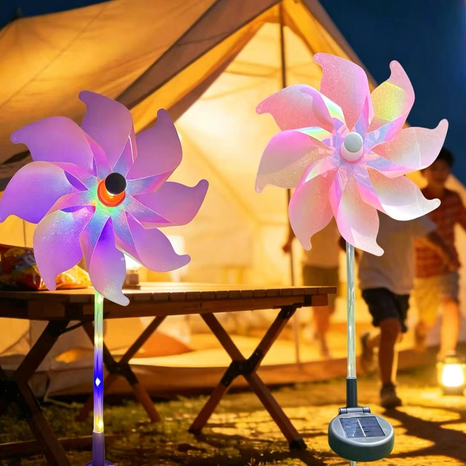 Wind Spinner Solar Light Water - Outdoor Lighting For Backyard 评论和价格