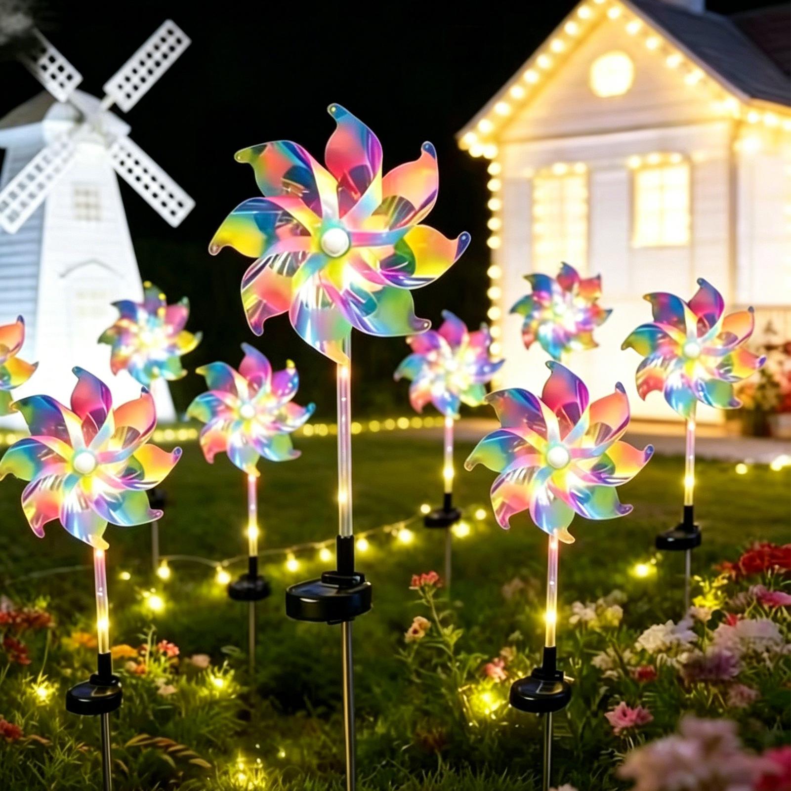 Wind Spinner Solar Light Water - Outdoor Lighting For Backyard 评论和价格