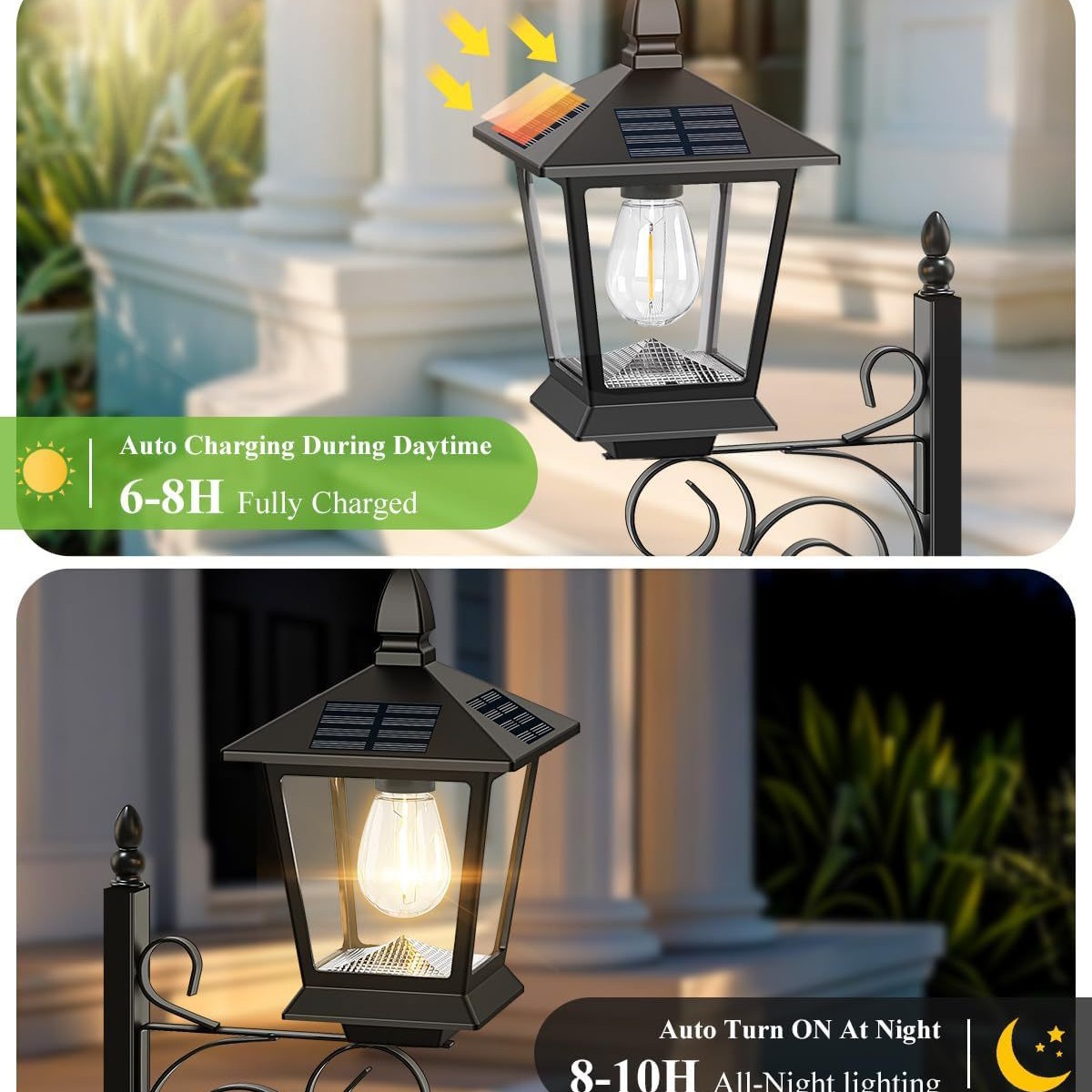 2 in 1 Solar Planter Lamp Wate - Wall Lighting Outdoor 评论和价格
