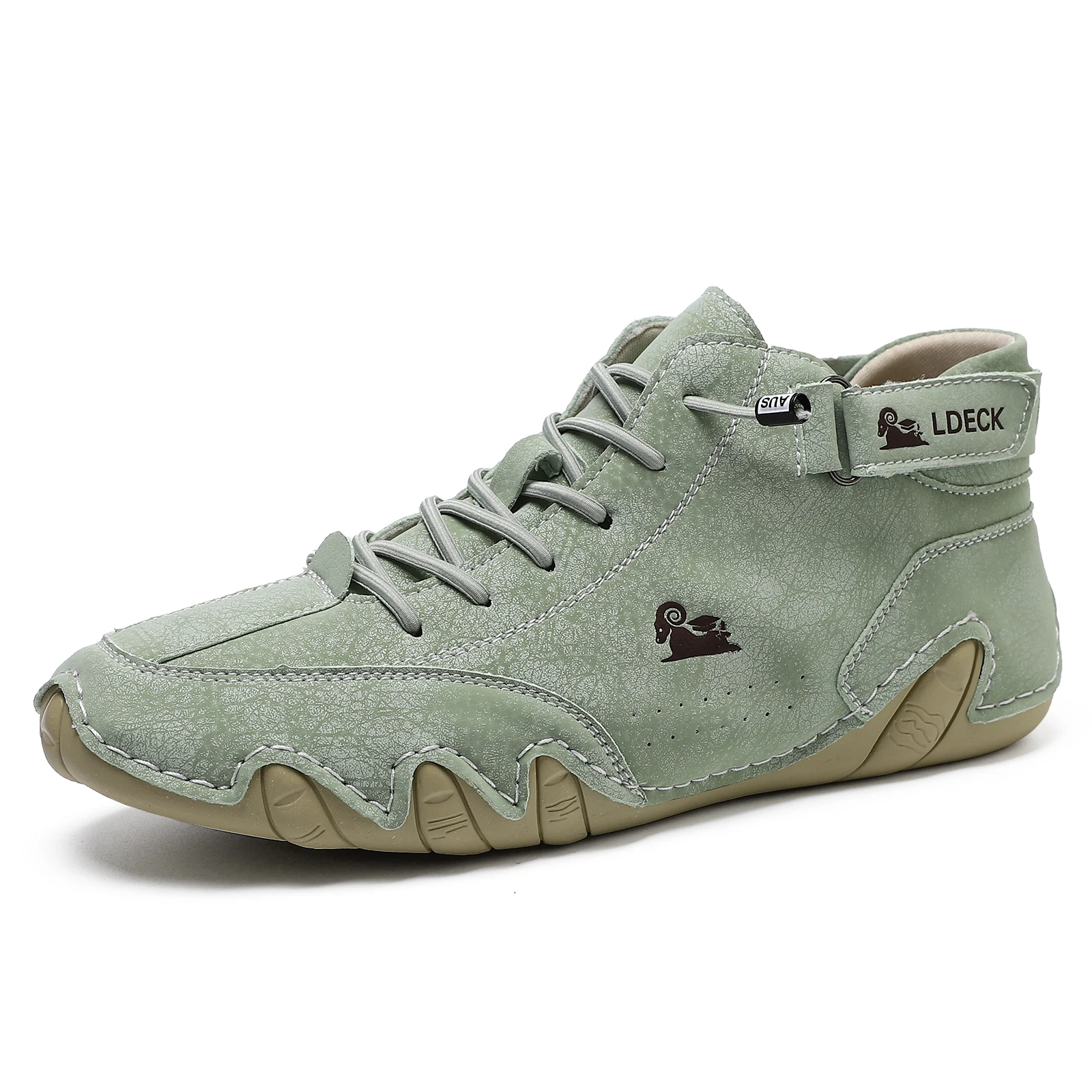 Men's Genuine Leather Shoes An - Outdoor Lighting Round 评论和价格