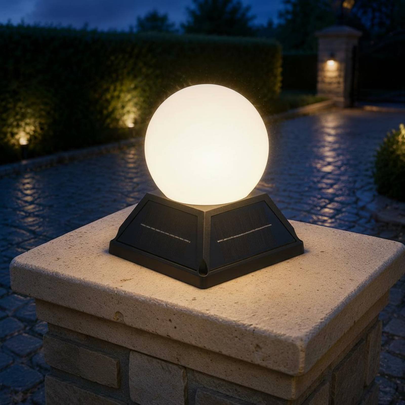 Solar Post Cap Light Wireless  - Outdoor Lighting Ip65 评论和价格