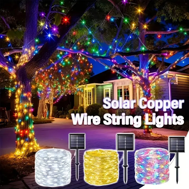 Solar Fairy LED Copper Wire Li - Outdoor Lighting For Gazebo 评论和价格