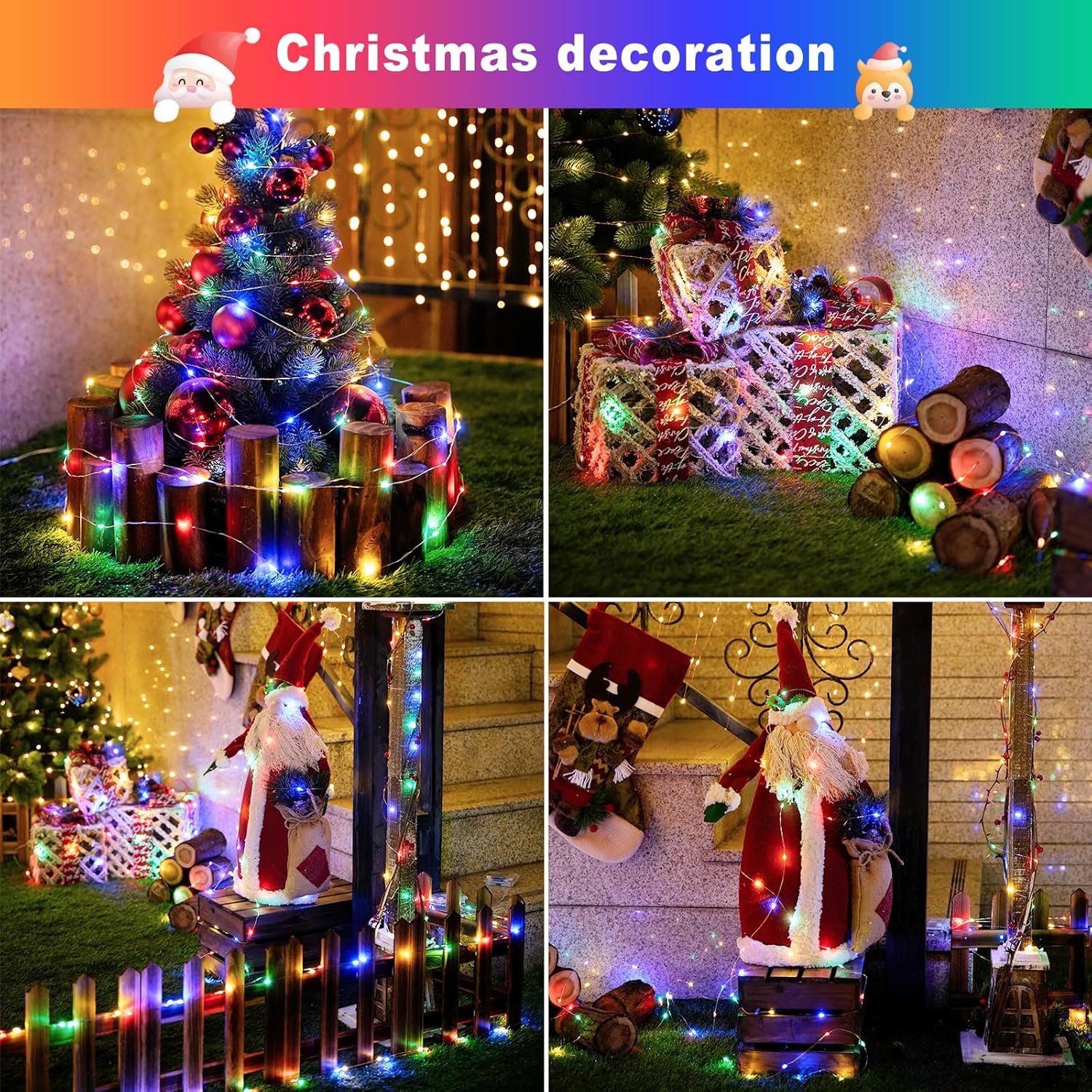 Christmas Outdoor Solar String - Solar Fairy String 评论和价格