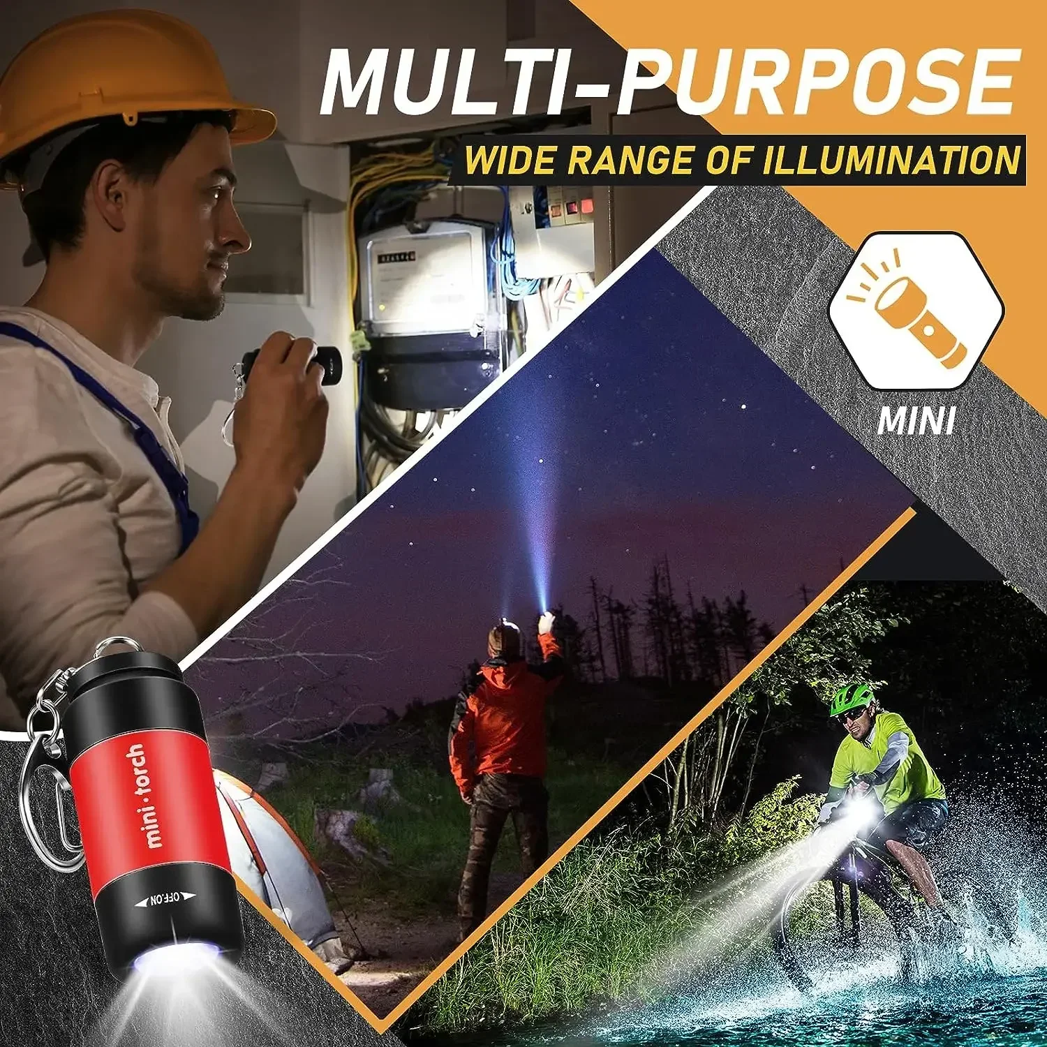 USB Charge LED Flashlight  Mul - Outdoor Lighting Nearby 评论和价格