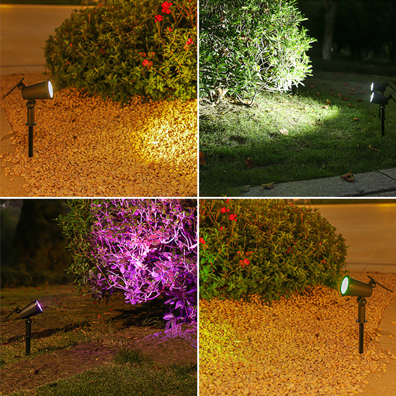 9 LED Solar Spotlights Outdoor - Outdoor Lighting Options 评论和价格