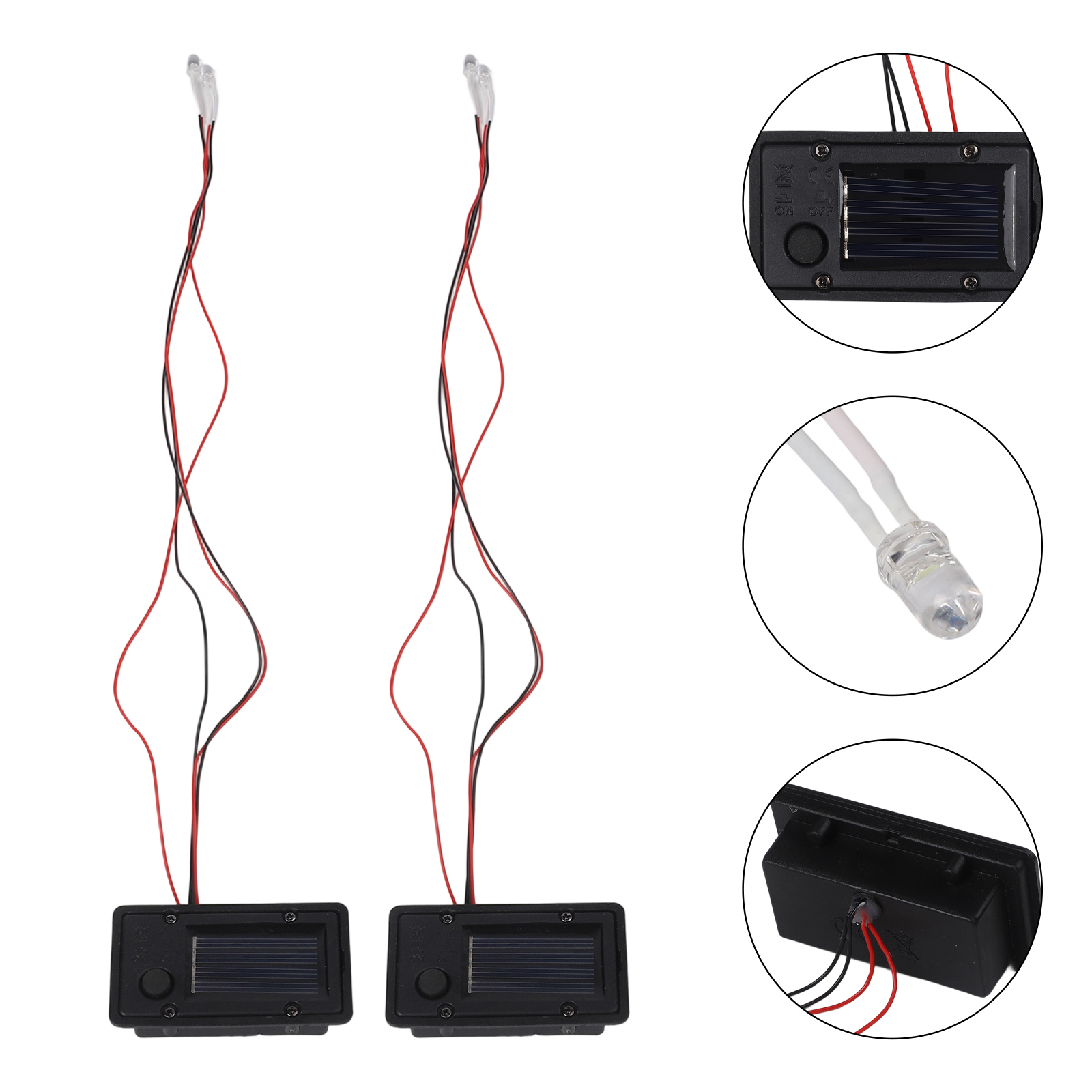 2pcs Solar Light Boxes Replace - Outdoor Lighting Pathway 评论和价格