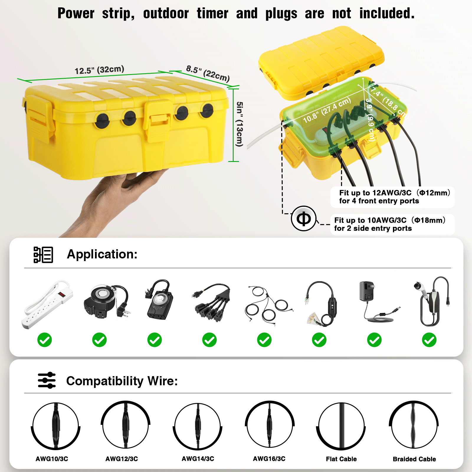 Extra Large Outdoor Waterproof - Outdoor Lighting Box 评论和价格